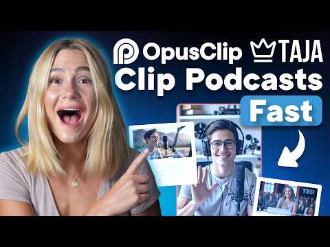 OpusClip + Taja AI Tutorial: Clip a Podcast and Auto-Optimize for SEO