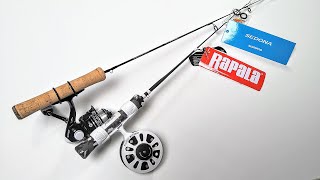 Зимняя удочка rapala telestick ice 21 5 51см рукоять неопрен тест light цвет желтый