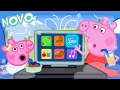 Peppa Pig Português Brasil Trem De Luxo ️ NOVO Contos Da Peppa Pig