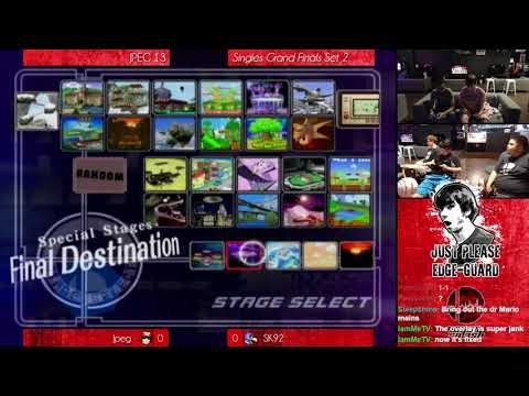 JPEG 13 - Melee Singles - GF - Jpeg (Falcon) vs SK92 (Falco)