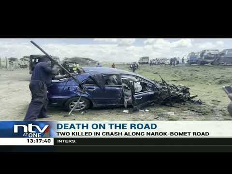 2 people have died along the Narok-Bomet highway due to a self-involving accident