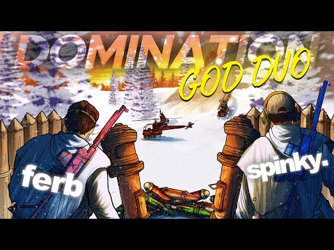 RUST / The MOST Broken DUO Ruin ZERGS in the ULTIMATE Snowball BASE