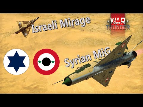 Syrian MiG 21MF Vs Israeli Mirage IIIC (1973) | Historical Dogfight | War Thunder