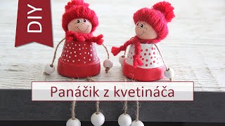 Hlinený kvetináč 4,2x5 cm, 1 ks