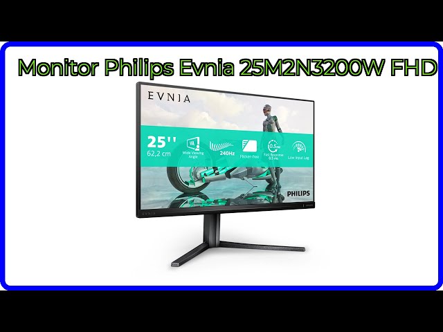 Vídeo relacionado con Philips 24M2N3200AM - Monitor Gaming Full HD de 24 Pulgadas, 180 Hz, 1ms GtG, FreeSync Prem., G-Sync Comp. (1920x1080, 2X HDMI, DisplayPort) Negro/Gris
