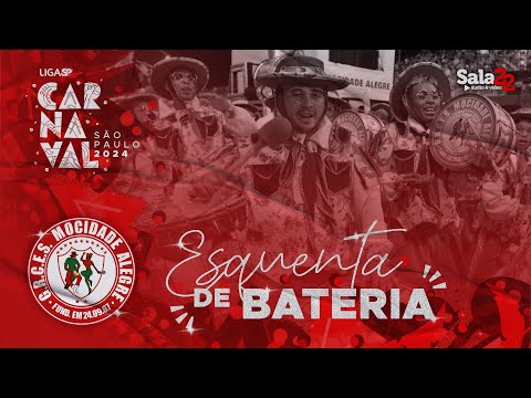 MOCIDADE ALEGRE 4K - ESQUENTA DE BATERIA | CARNAVAL 2024 - LIGA-SP
