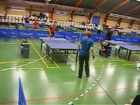 Kvartfinale Klasse 4 Fåborg stævnet. Michel vs Kurt Rønne