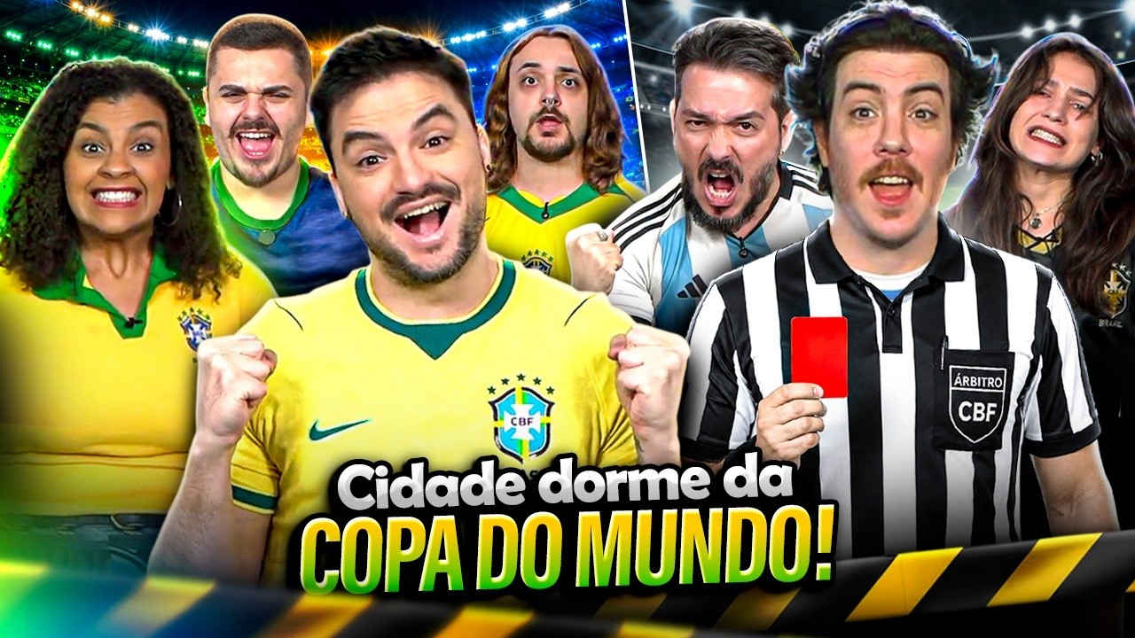 VAMOS PEGAR O MESSI NO CIDADE DORME - COPA DO MUNDO!