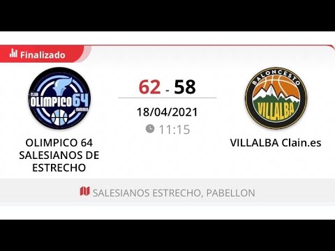 Cadete fem A. OLÍMPICO 64 - VILLALBA Clain.es