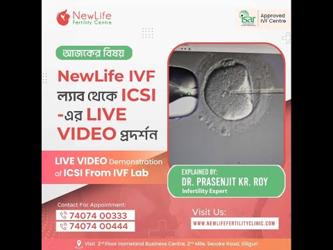 LIVE VIDEO demonstration of ICSI from IVF Lab