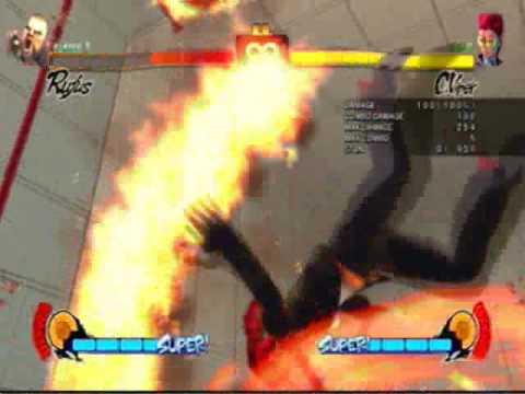 SF IV: Viper cross up BK to Ultra ( FZ Style )