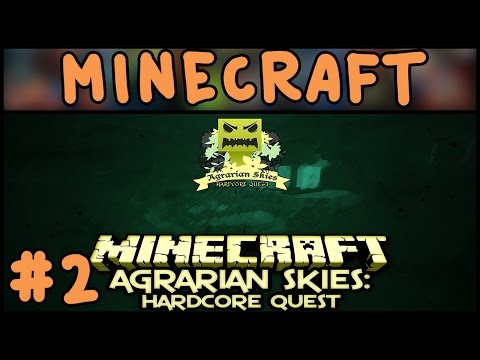 Minecraft Gameplay - Agrarian Skies - Part 2