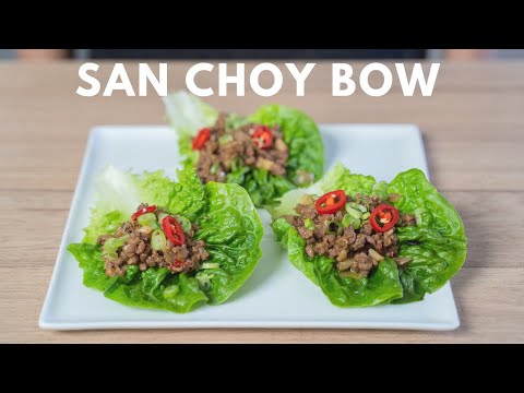 SAN CHOY BOW RECIPE (Chinese Lettuce Wraps)