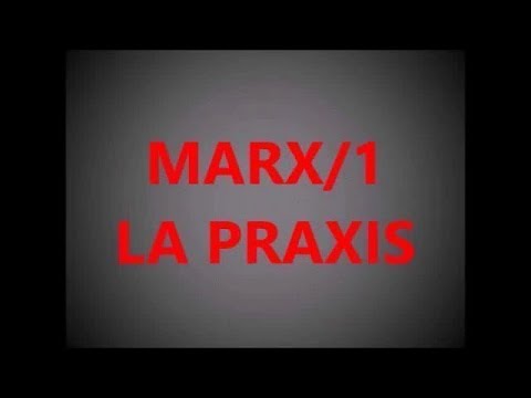 MARX/1: LA PRAXIS