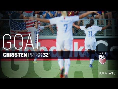 WNT vs. Panama: Christen Press Goal - Oct. 7, 2018