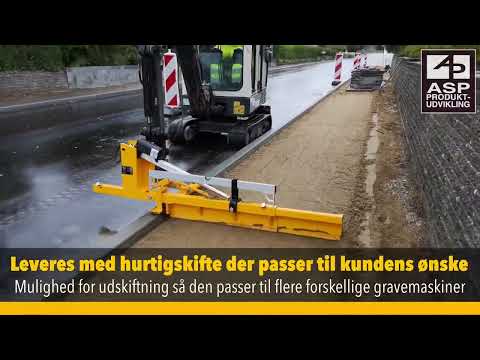 Video: ASP Sandi straightens for mini excavators 1