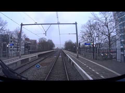 A train driver's view: Rotterdam CS - Uitgeest, SLT, 22-Feb-2019.