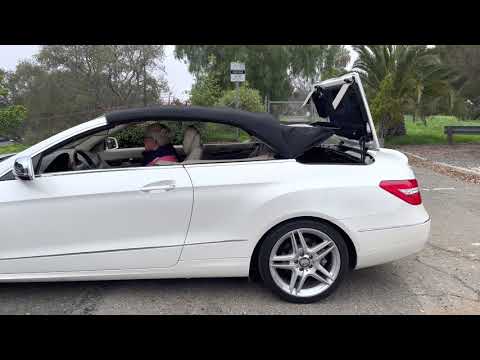 2012 Mercedes E350A Convertible - top operation