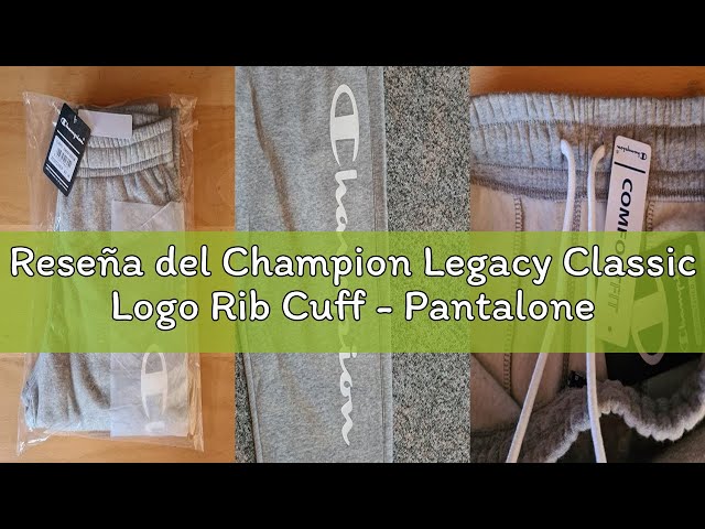Vídeo relacionado con Champion Pantalones Deportivos Legacy con Logotipo Grande para niño, Azul (Bs501), 11-12 años