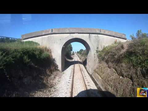 Cab Ride - RENFE (Antigua FEVE), trayecto entre Luarca y Cudillero, en cabina. (4K)
