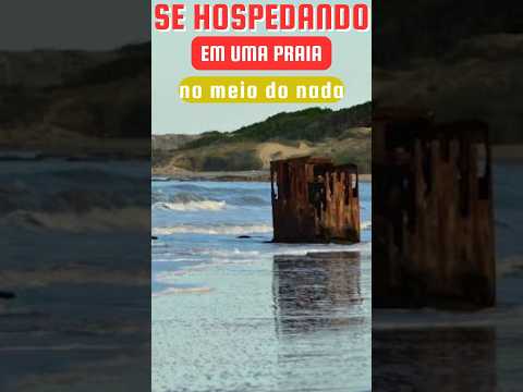 Nos hospedamos no MEIO DO NADA no Uruguai! #praiadeserta #uruguai #fimdomundo