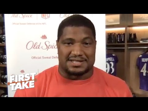 烏鴉隊防守組Calais Campbell談Lamar Jackson與球隊對Antonio Brown的興趣 | First Take (Ravens DE Calais Campbell on Lamar Jackson & Baltimore's interest in Antonio Brown | First Take)