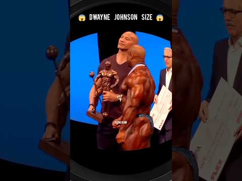 Dwayne Johnson Size 😱