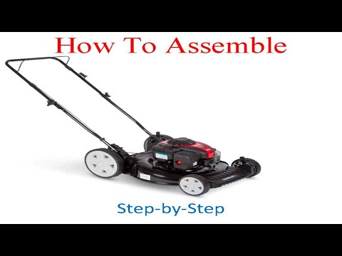 How to assemble Murray 21 in. Briggs & Stratton  2-in-1 High Wheel Lawn Mower