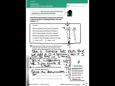 Workbook page 23 & 24