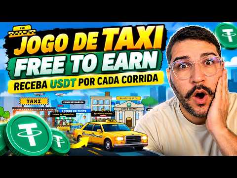 GANHE USDT NESSE JOGUINHO DE TAXI | CRYPTO TAXI