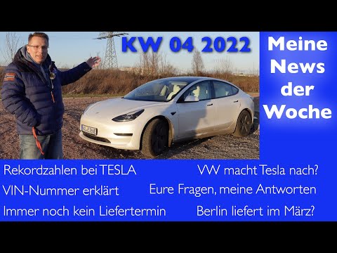 TESLA NEWS KW 04 2022
