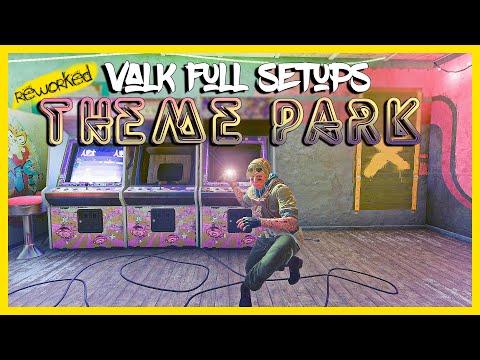 Valk Full Setups: Theme Park | Reworked Theme Park Valkyrie Cam Spots | Rainbow Six Siege