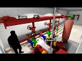 Mechanical 3D plant room animation