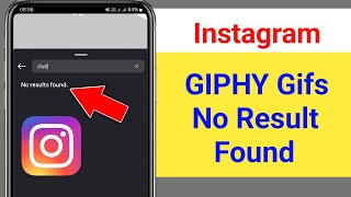 Instagram Story GIPHY Gifs Sticker No Result Found 2025