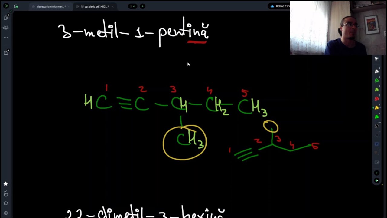 [aXa][ProblemeRezolvate] Alchine - denumire, structură, izomerie, capacitatea de a forma acetiluri