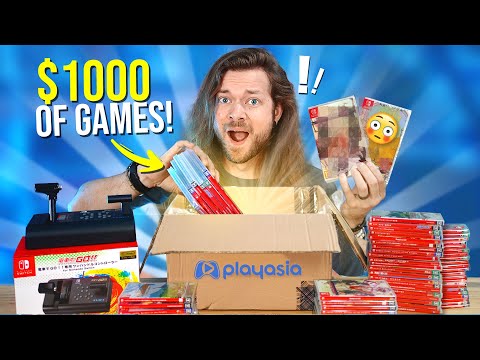 I Spent $1000 on Nintendo Switch Games from JAPAN... this is what they sent me.