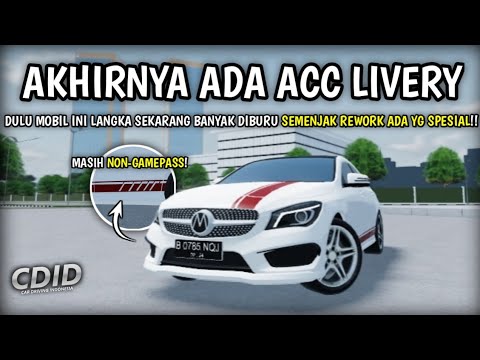 Mobil Pertama Punya AKSESORIS LIVERY Semenjak REWORK Di CDID & Non-GAMEPASS!! | CDID V1.1 Roblox