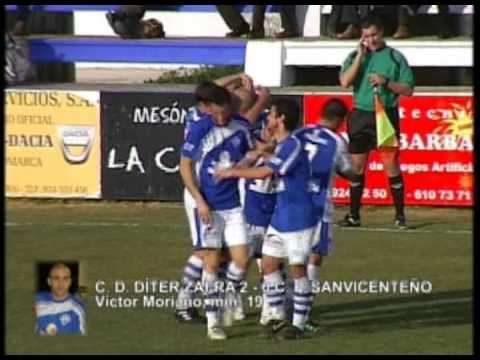 C. D. Díter Zafra 2 - 0 C. P. Sanvicenteño, primer tiempo