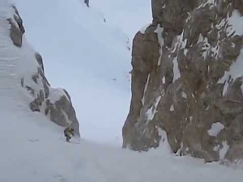 Canalone Innerkofler Monte Cristallo Innerkoflerrinne