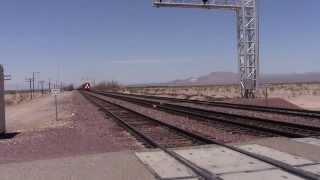 preview picture of video 'BNSF Needles Sub Action - Eastbound Grain Train at Cadiz'