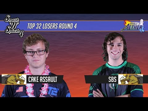 Smash'N'Splash 4 RoA Top 32: TS|SBS (Forsburn/Clairen) vs T2|Cake Assault (Forsburn)
