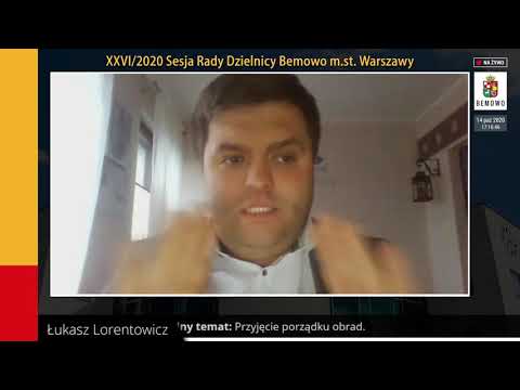 XXVI/2020 Sesja Rady Dzielnicy Bemowo | 14 października 2020 r.