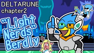 【DELTARUNE】Paper "Light Nerds" Berdly fight ”雷斗奈悪”バードリー戦【ペーパーマリオ風】