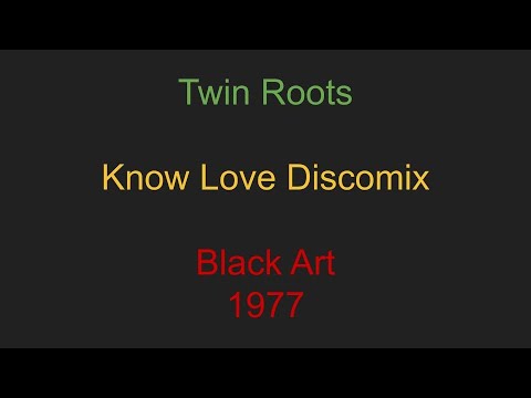 Twin Roots- Know Love discomix