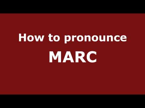 How to Pronounce MARC in Spanish - PronounceNames.com