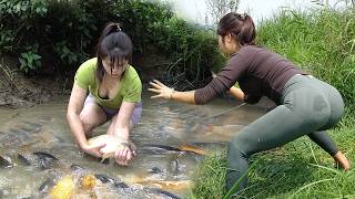 Full Video: Fishing on River and Lake, Catch Big Fish With Your Bare Hands, Amazing Results