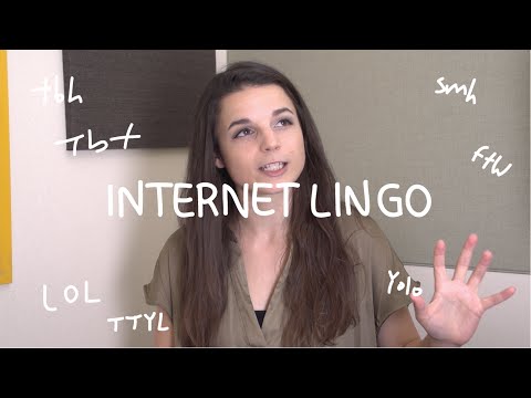 Weekly English Words with Alisha - Internet Lingo