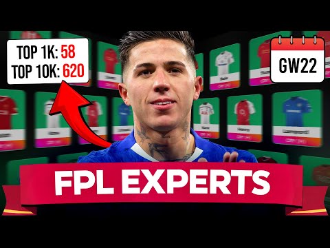 FPL GW22 EXPERTS TEAM 💥 620 x TOP 10K TEAM! 🌍