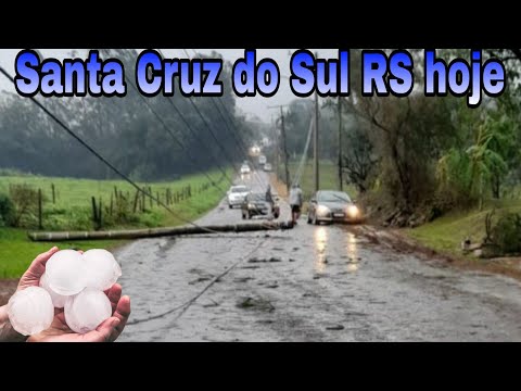 URGENTE: granizo gigante hoje / temporal devast4dor no Rio grande do Sul