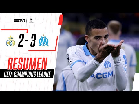 EN UN PARTIDAZO, MARSELLA LO GANÓ CON UN DOBLETE DE GREENWOOD | R. Union SG 2-3 Marsella | RESUMEN